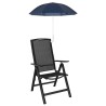 Parapluie avec pince 2 pcs Bleu marine Ø 105 x 86 cm 620657620657