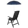 Parapluie avec pince 2 pcs Bleu marine Ø 105 x 86 cm 620657620657