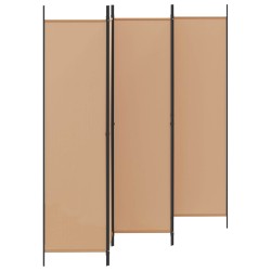 Paravent 5 panneaux Beige 250 x 200 cm Tissu 620658620658