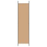 Paravent 5 panneaux Beige 250 x 200 cm Tissu 620658620658
