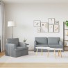 Ensemble de Canapés 2 pcs Gris clair 162 x 80 x 85 cm tissu 620662620662