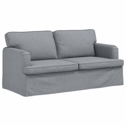 Ensemble de Canapés 2 pcs Gris clair 162 x 80 x 85 cm tissu 620662620662