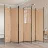 Paravent à 6 panneaux Beige 300 x 200 cm Tissu 620664620664