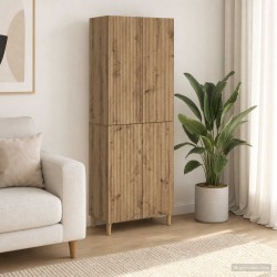Ensemble de Meubles 2 pc Chêne artisanal Bois d'ingénierie 620665620665