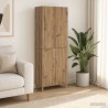 Ensemble de Meubles 2 pc Chêne artisanal Bois d'ingénierie 620665620665