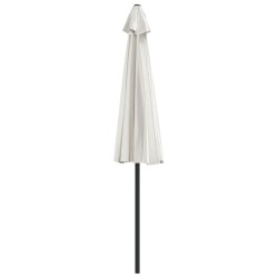 Parasol de balcon avec mât en aluminium Sable 270x144 cm Demi 620668620668