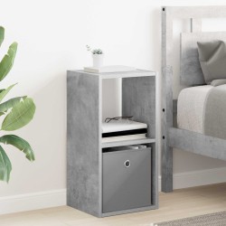 Table de chevet avec tiroir Gris béton 30,5 x 27 x 59,5 cm 620669620669