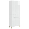 Ensemble de Meubles 2 pcs Blanc brillant 66 x 34,5 x 90 cm 620671620671