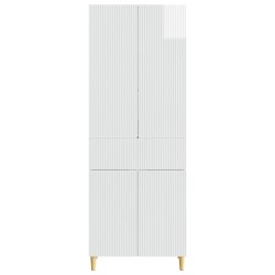 Ensemble de Meubles 2 pcs Blanc brillant 66 x 34,5 x 90 cm 620671620671