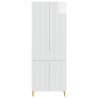 Ensemble de Meubles 2 pcs Blanc brillant 66 x 34,5 x 90 cm 620671620671