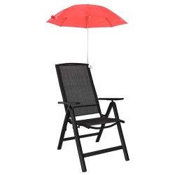 Parapluie avec pince 2 pcs Rouge brique Ø 105 x 86 cm 620672620672