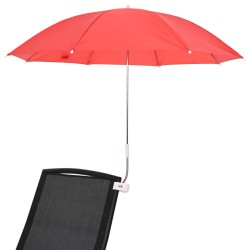 Parapluie avec pince 2 pcs Rouge brique Ø 105 x 86 cm 620672620672