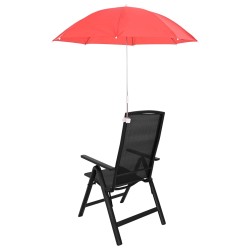 Parapluie avec pince 2 pcs Rouge brique Ø 105 x 86 cm 620672620672