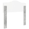Tête de lit Gris béton Bois d'ingénierie 620674620674