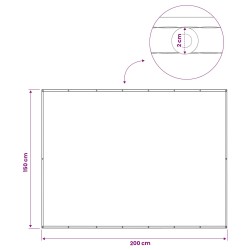 Écran de confidentialité pour balcon 150 x 200 cm 620679620679