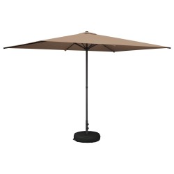 Parasol de jardin avec base 200 x 300 cm Polyester 620680620680