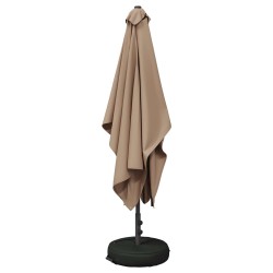 Parasol de jardin avec base 200 x 300 cm Polyester 620680620680