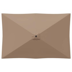 Parasol de jardin avec base 200 x 300 cm Polyester 620680620680