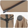 Parasol de jardin avec base 200 x 300 cm Polyester 620680620680