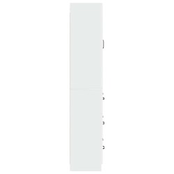 Ensemble de Meubles 2 pcs Blanc brillant 66 x 34,5 x 87 cm 620683620683