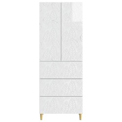 Ensemble de Meubles 2 pcs Blanc brillant 66 x 34,5 x 90 cm 620684620684