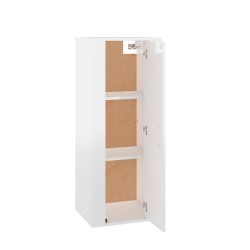 Meuble TV mural Blanc brillant 40x34,5x100 cm 620685620685