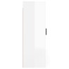 Meuble TV mural Blanc brillant 40x34,5x100 cm 620685620685