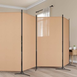 Paravent à 6 panneaux Beige 520 x 180 cm Tissu 620686620686