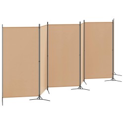 Paravent à 6 panneaux Beige 520 x 180 cm Tissu 620686620686
