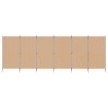 Paravent à 6 panneaux Beige 520 x 180 cm Tissu 620686620686
