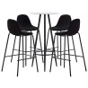 Ensemble de bar 5 pcs Tissu Noir 620687620687