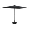 Parasol de jardin avec base 200 x 300 cm Polyester 620688620688
