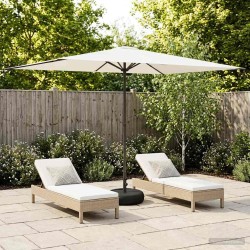 Parasol de jardin avec base 200 x 300 cm Polyester 620693620693