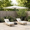 Parasol de jardin avec base 200 x 300 cm Polyester 620693620693