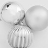 Ensemble de Boules de Noël XL 15 pc Argent Plastique 620694620694