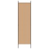Paravent Beige 150 x 180 cm Tissu 620698620698