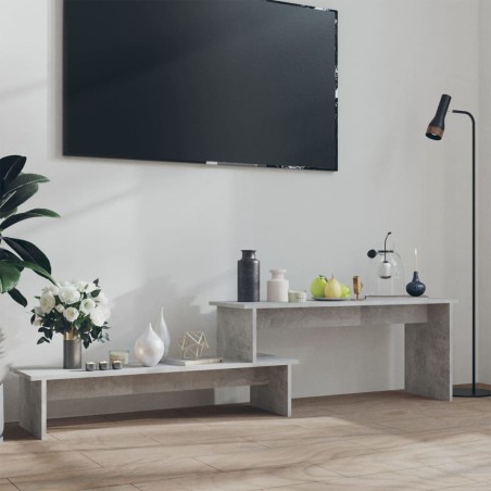 Meuble TV Gris béton 180x30x43 cm Bois d'ingénierie 620700620700