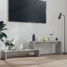 Meuble TV Gris béton 180x30x43 cm Bois d'ingénierie 620700620700
