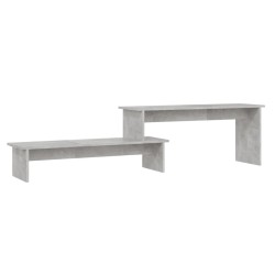 Meuble TV Gris béton 180x30x43 cm Bois d'ingénierie 620700620700
