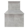 Meuble TV Gris béton 180x30x43 cm Bois d'ingénierie 620700620700