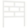 Tête de lit Blanc 96x4x100 cm Bois massif de pin 620702620702