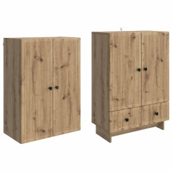 Ensemble de Meubles 2 pc Chêne artisanal Bois d'ingénierie 620705620705