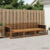 Ensemble de canapés d'extérieur 3 pcs Naturel 620714620714