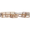 Ensemble de canapés d'extérieur 6 pcs Naturel 620716620716