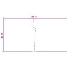 Écran de balcon Gris foncé 600 x 80 cm polyrotin 620718620718