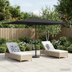 Parasol de jardin 200 x 300 cm Polyester Rectangulaire 620719620719