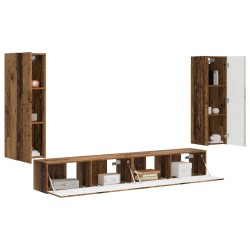 Ensemble de meuble TV mural 4 pcs 29,5 x 31 x 100 cm 620720620720