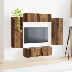 Ensemble de meuble TV mural 4 pcs 29,5 x 31 x 100 cm 620720620720