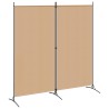 Paravent à 2 panneaux Beige 175 x 180 cm Tissu 620721620721