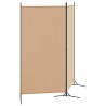 Paravent à 2 panneaux Beige 175 x 180 cm Tissu 620721620721